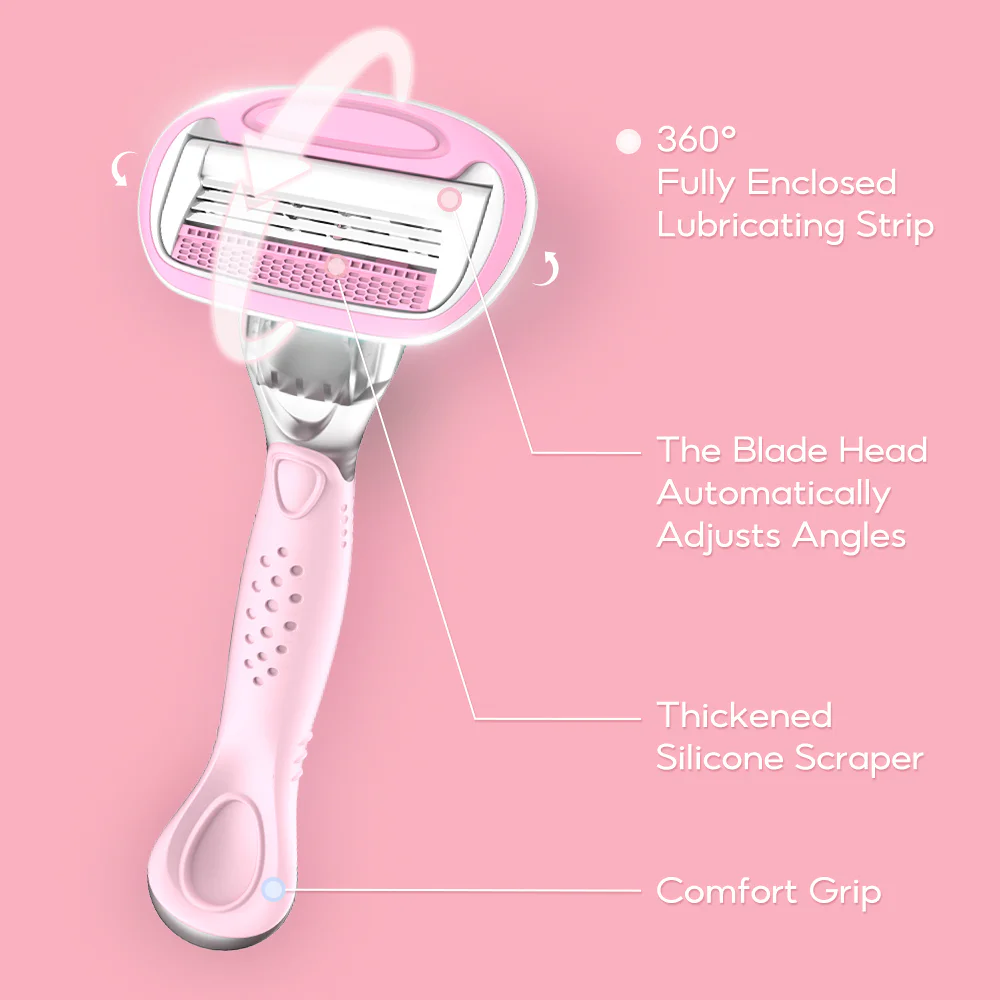 Oni 4 Blades Smooth Razor Set [1Razor + 1Refill] — 1Razor + 1Refill