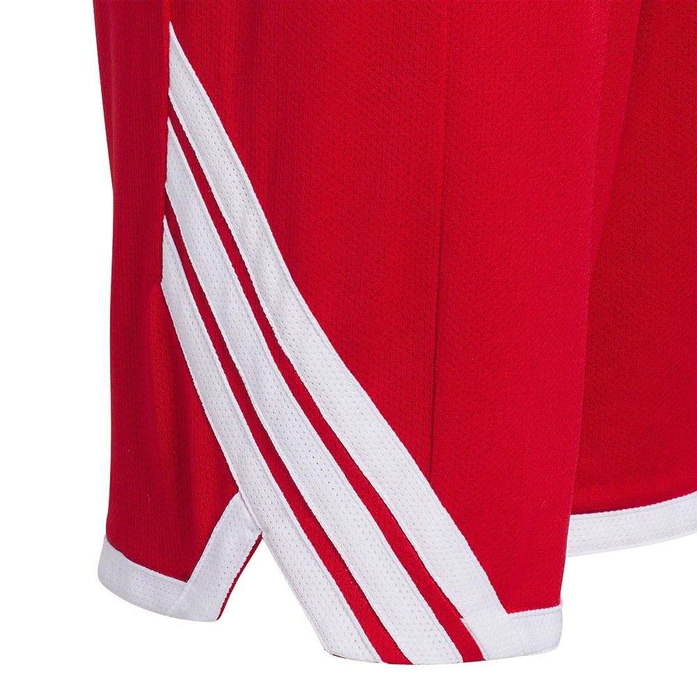Детские шорты Adidas Basketball 3 г Speed Reversible Lifestyle — цвет красный, размер 128 CM