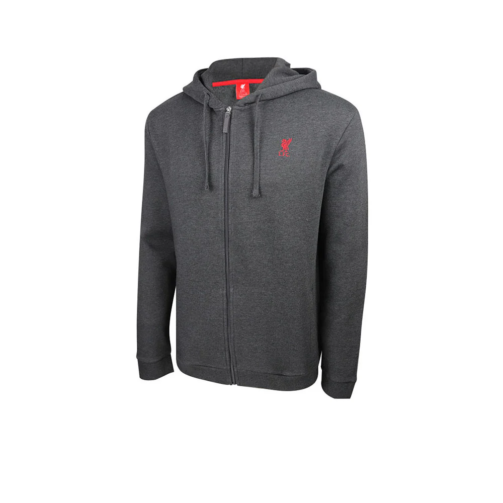 LFC Zip Through Hoodie Men's Jacket - Grey - 2XL (UK SIZE)