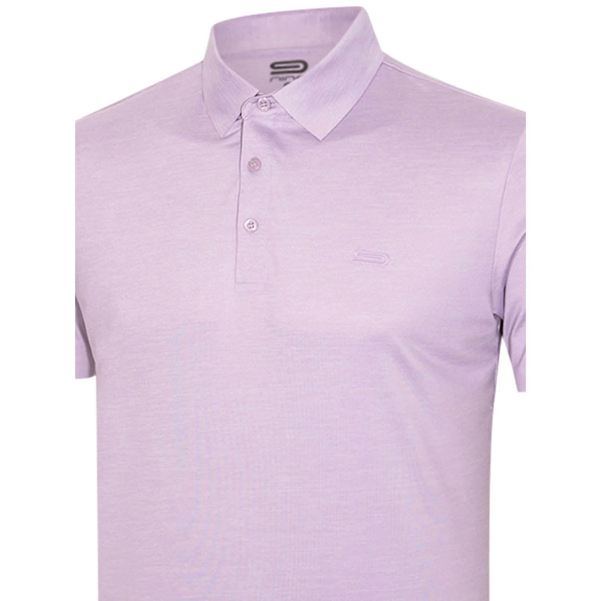 Мужское поло для гольфа 9NINE N22GOPOM01 — цвет фиолетовый, размер 2XL (американский размер)