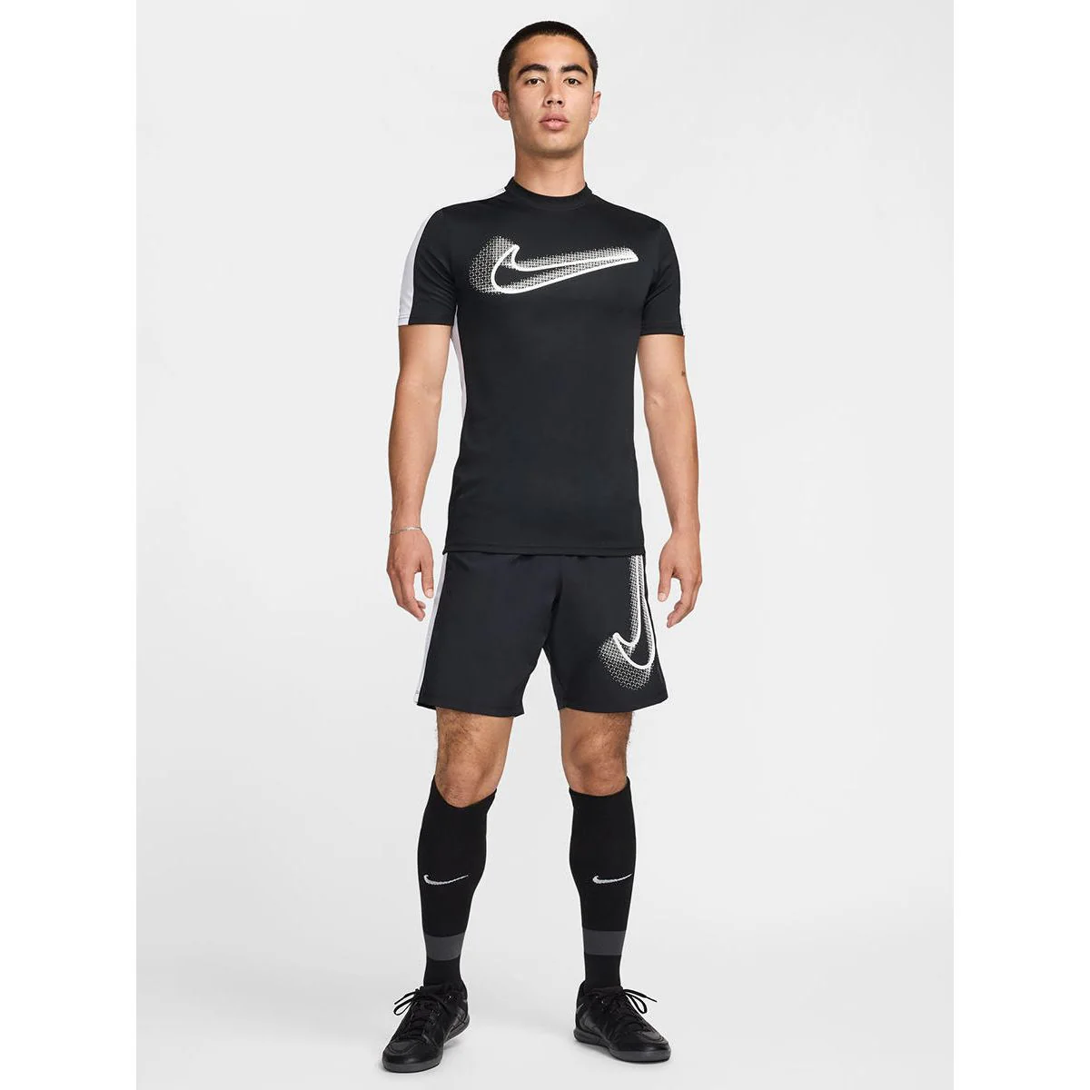 NIKE Academy Men's Football Shorts - Black - 2XL (US SIZE)
