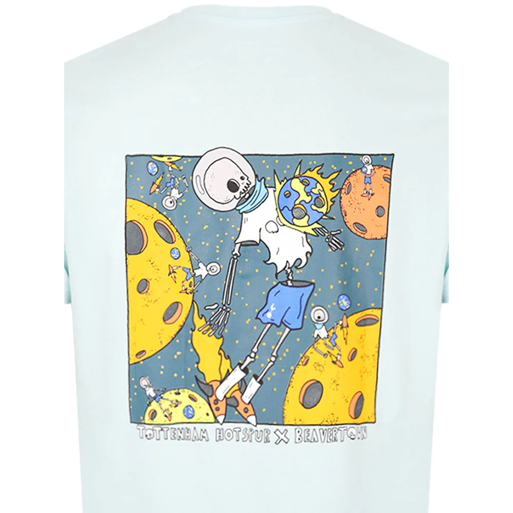 SPURS x Beavertown Spaceman Men's Football T-Shirt - Blue - 2XL (UK SIZE)