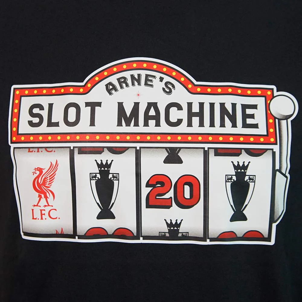 LFC Slot Machine Men's Football T-Shirt - Black - 2XL (UK SIZE)
