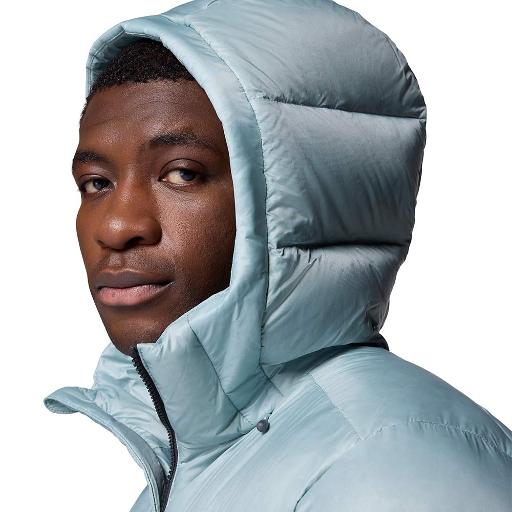 COLUMBIA Cloudview™ Down Hooded Men's Jacket - Blue - 2XL (US SIZE)