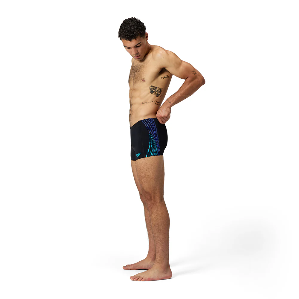 SPEEDO Tech Panel Aquashort Men's Swim Shorts - Black - 32 INCHES