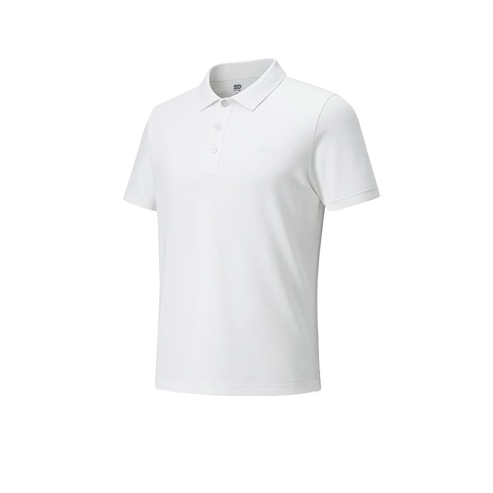 Мужское поло для гольфа 9NINE Black Label — цвет белый, размер 2XL (американский размер)