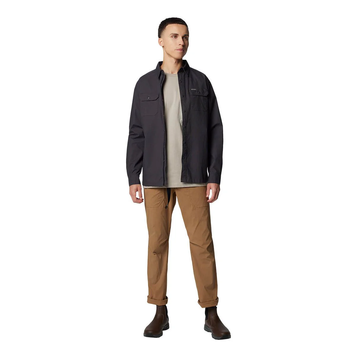 COLUMBIA Landroamer™ Lined Men's Shirt - Black - 2XL (US SIZE)