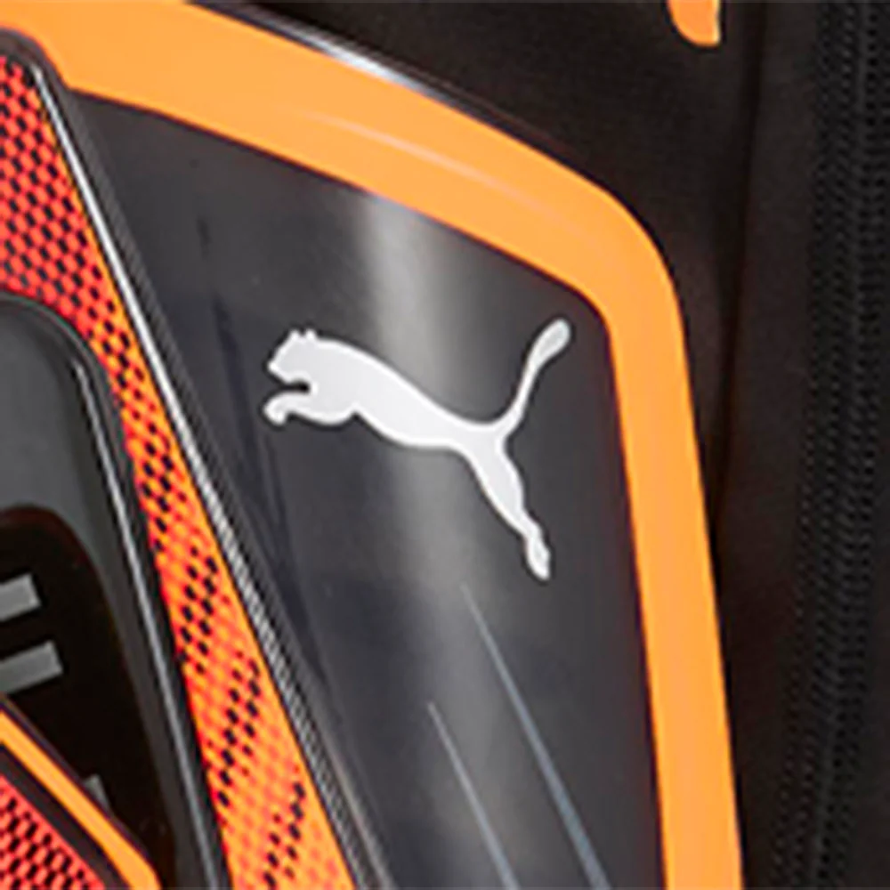 PUMA Ultra Flex Men's Football Shinguards - Orange - L (UK SIZE)