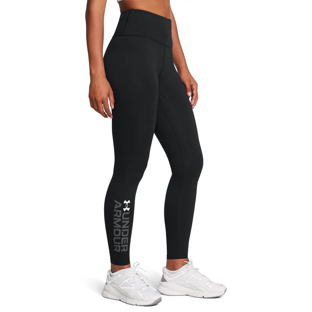 UNDER ARMOUR Campus Graphic Women's Training Leggings - Black - L (US SIZE)