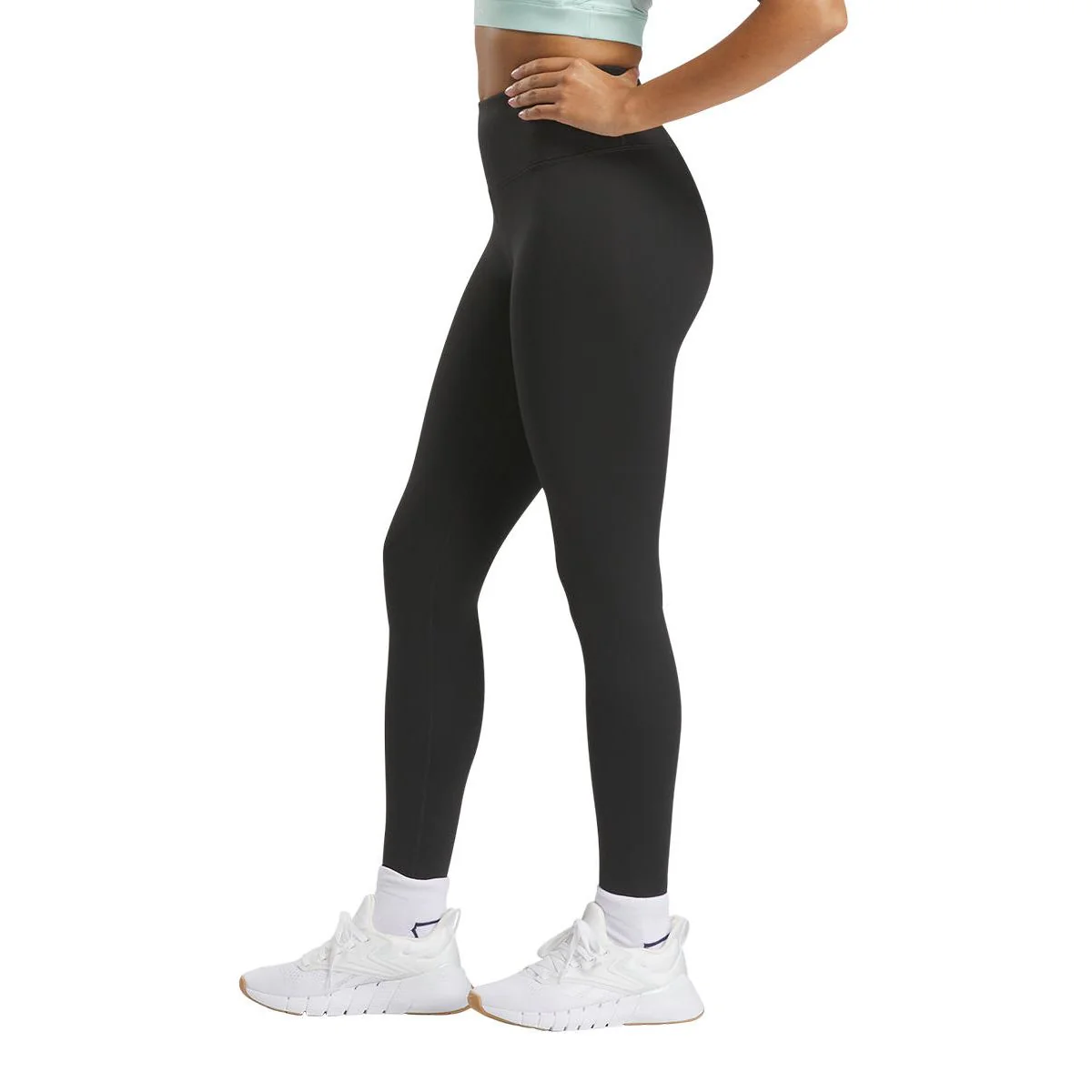 REEBOK ID Train HR Women's Training Leggings - Black - L (US SIZE)
