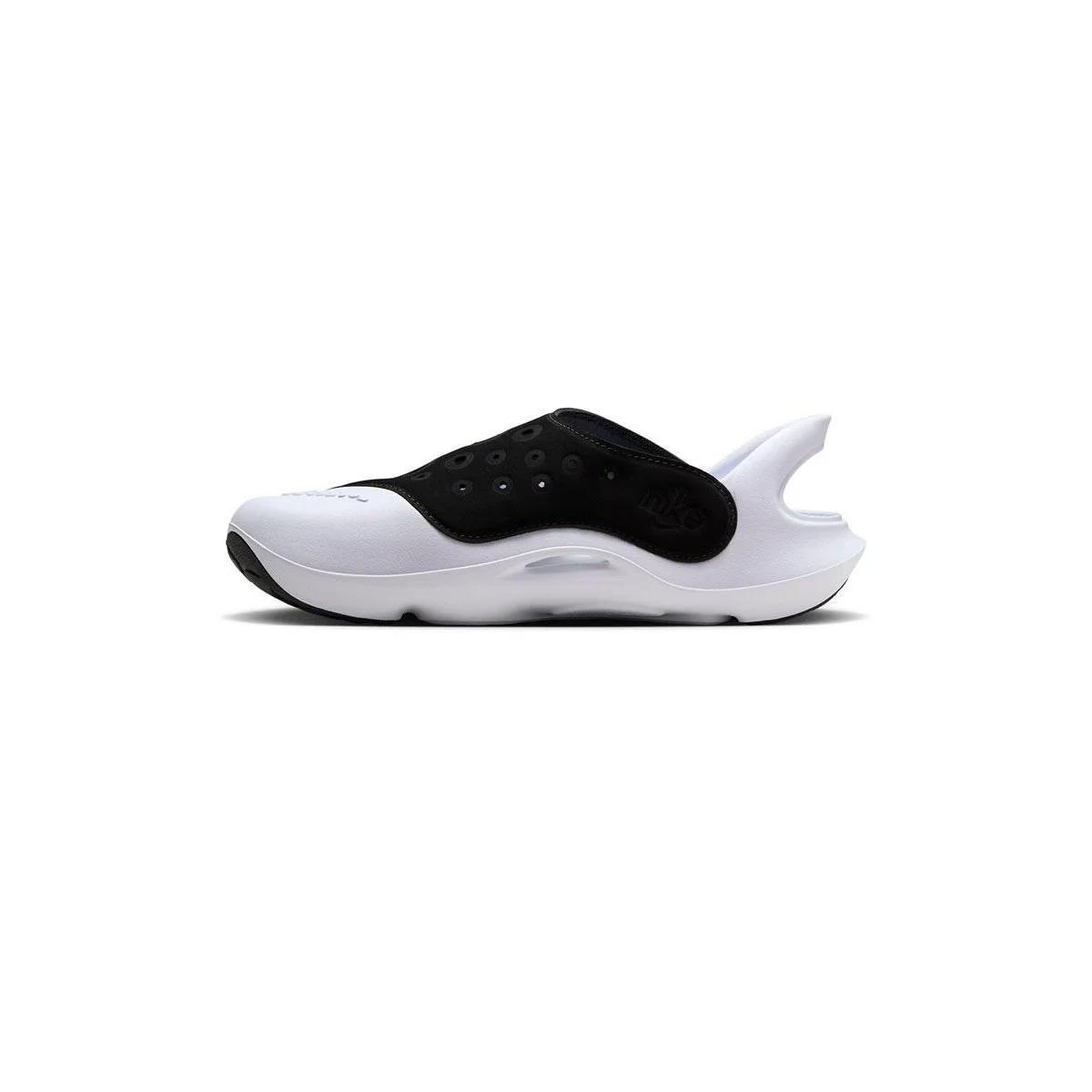 NIKE Aqua Swoosh Kids Sandals - Black - US 4 Y