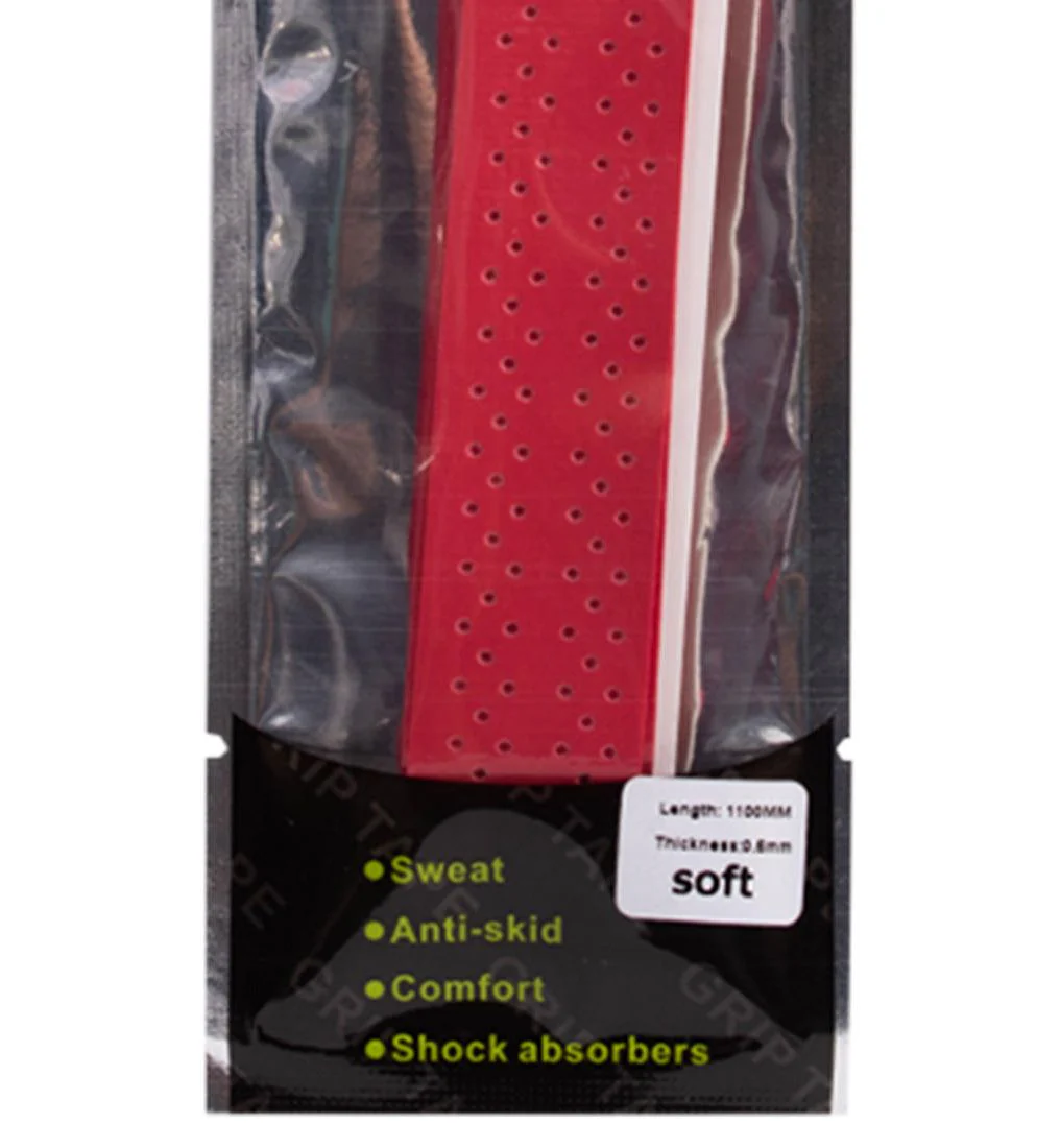 S SPORTS GRIPTAPE01RE Badminton Overgrip - Red - ONE SIZE