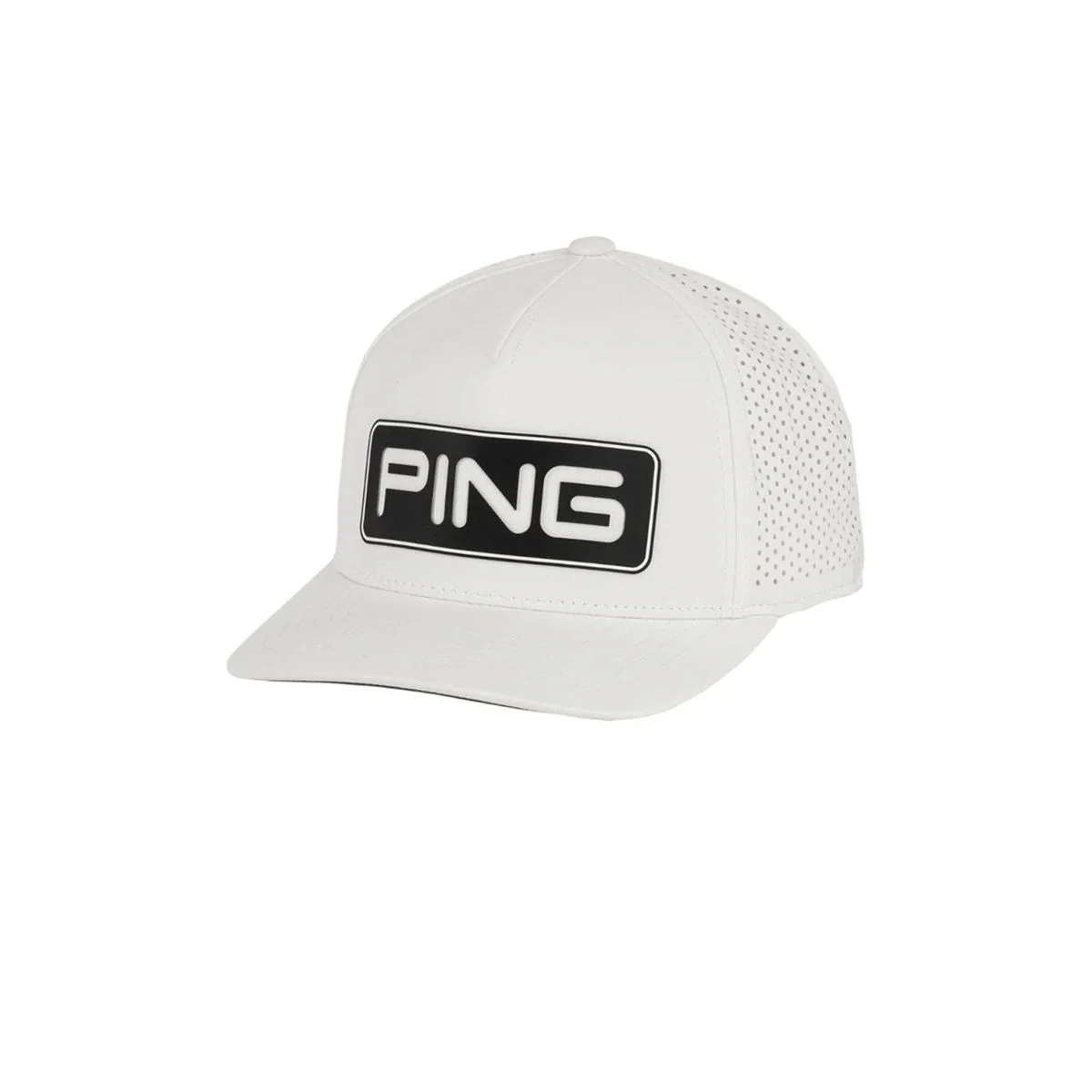 Мужская кепка Ping Tour Vented Delta Golf — цвет белый, размер единый размер