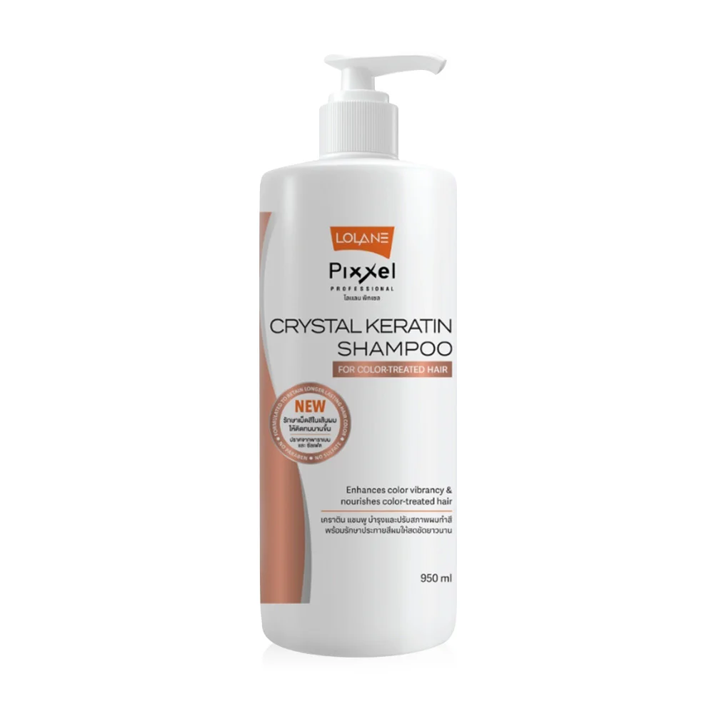 Lolane Pixxel Crystal Keratin Shampoo For Color-Treated Hair — Color-Treated Hair, 950 мл
