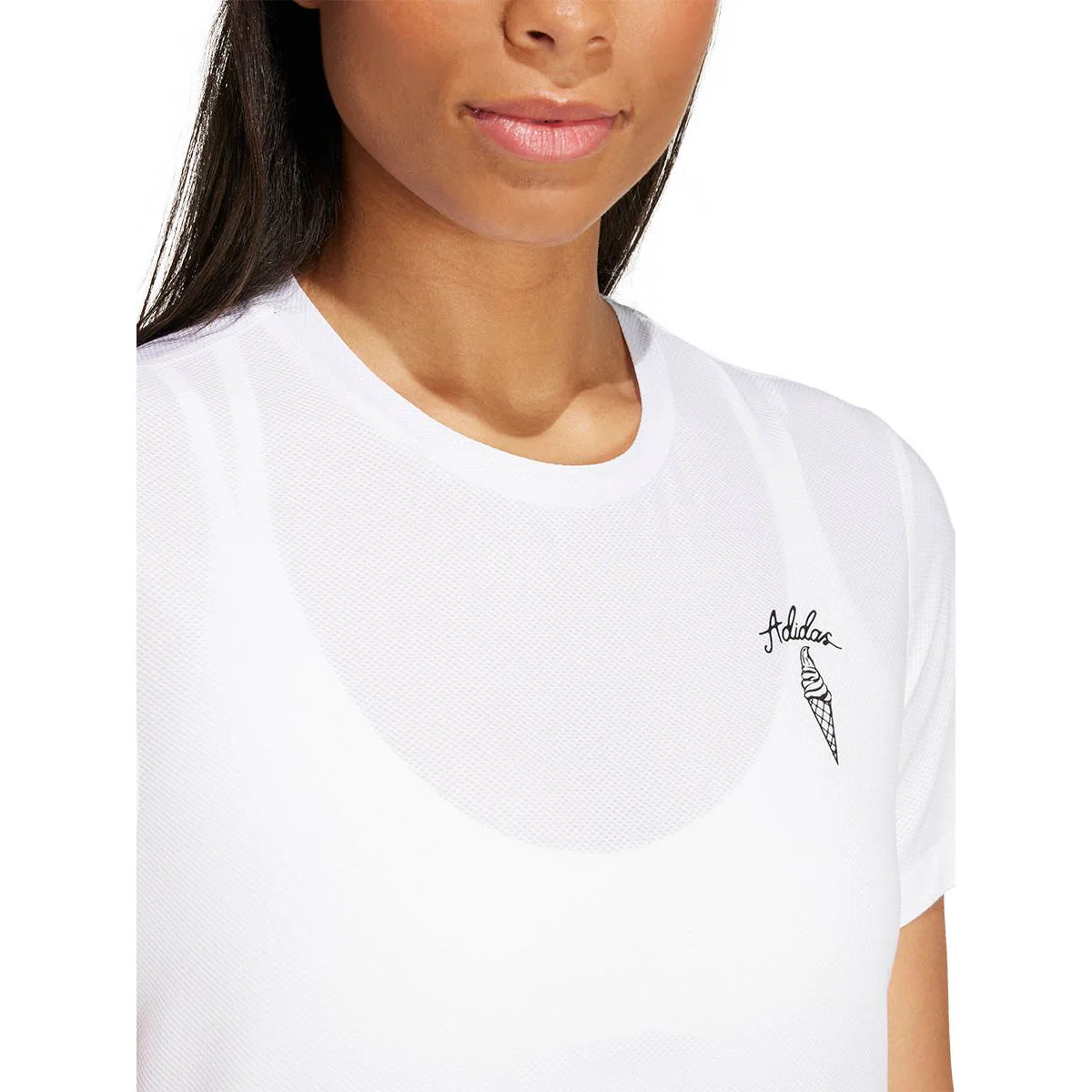 ADIDAS Running Ice Cream Graphic Women's Running Pants - White - 2XL (ASIAN SIZE)