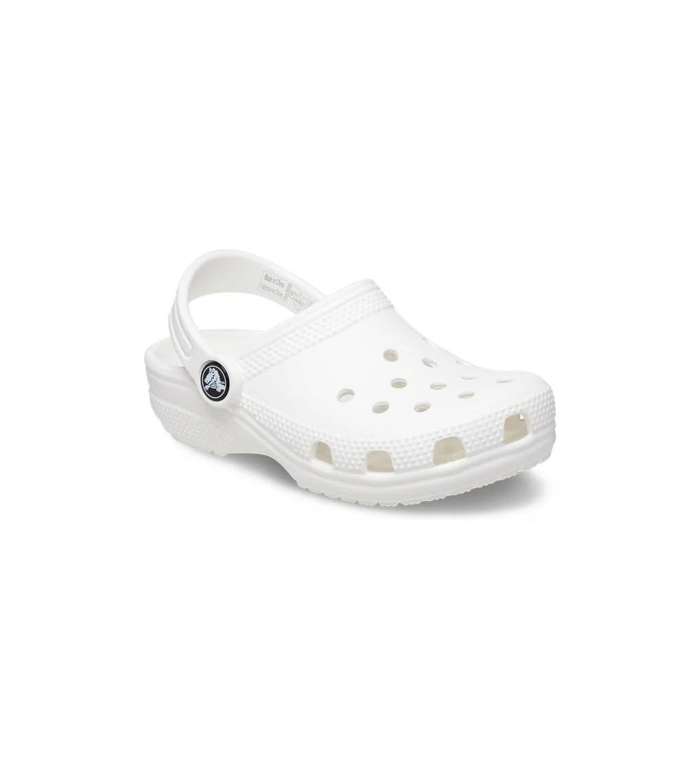 Детские сабо Crocs Classic Clog — цвет белый, Us C10