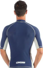 CRESSI Rash Guard Man Long Sleeve Blue - Blue - 3XL