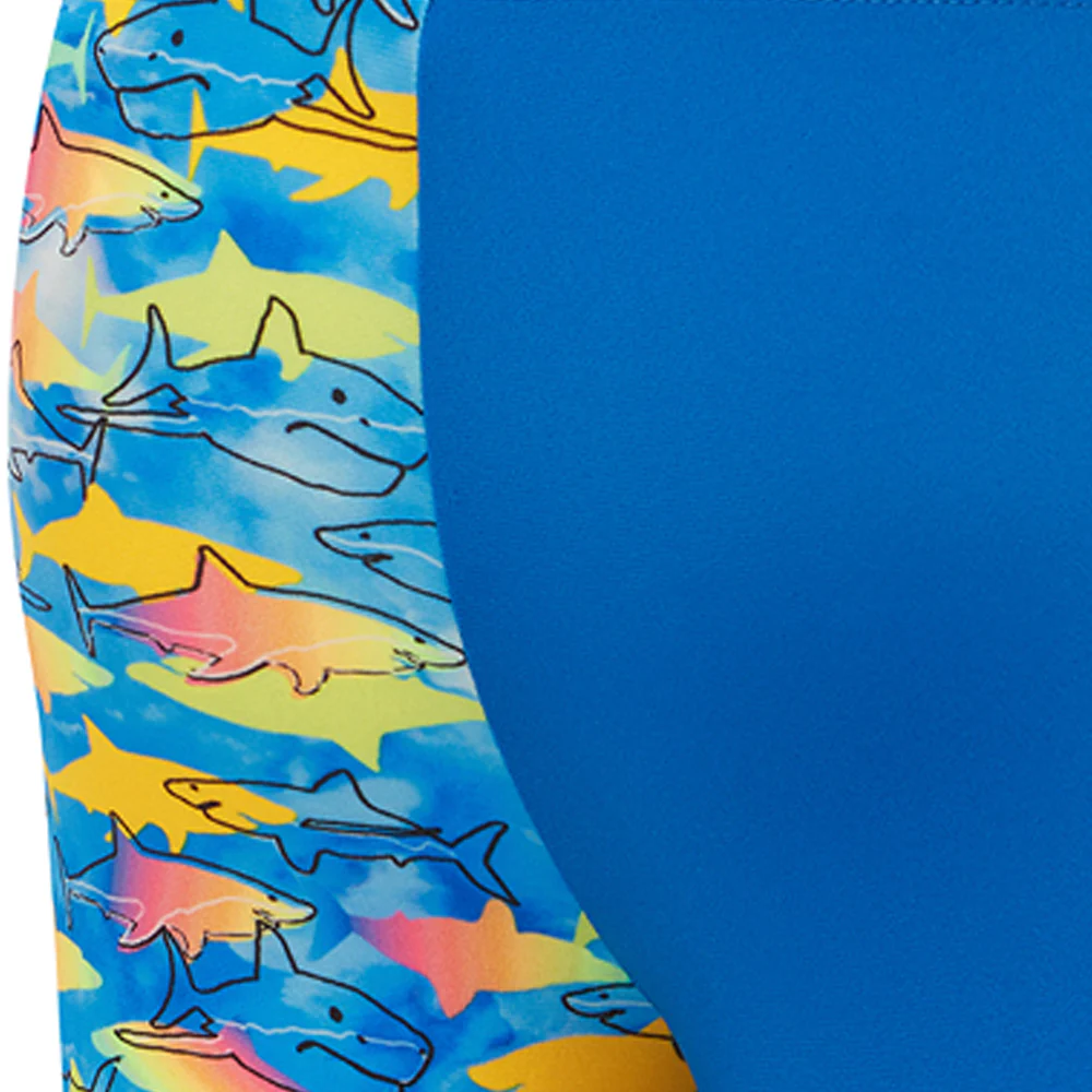 SPEEDO Under The Sea Jammer Boys Swim Shorts - Blue - 2 YEARS