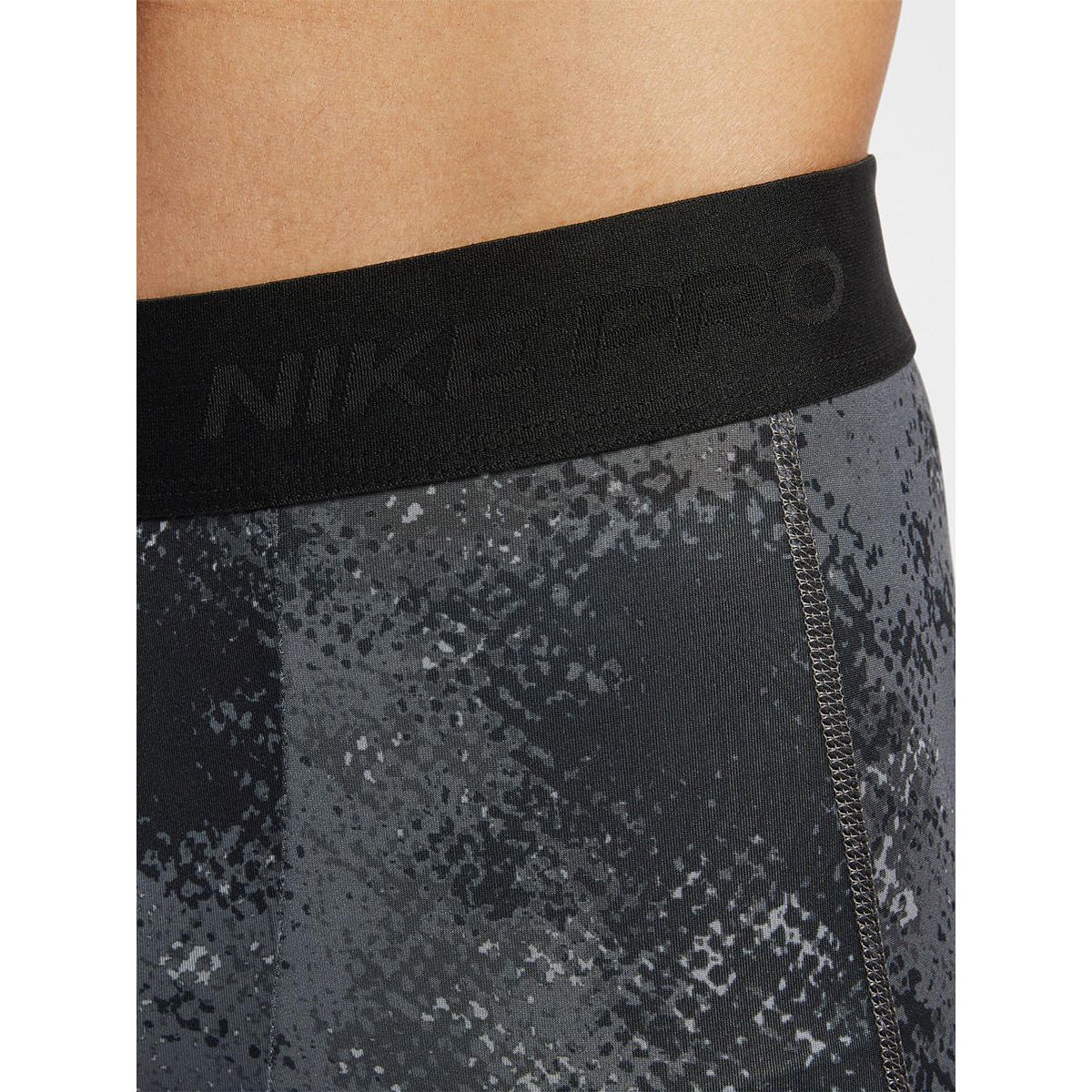 NIKE Pro Camo Men's Compression Pants - Black - L (ASIAN SIZE)