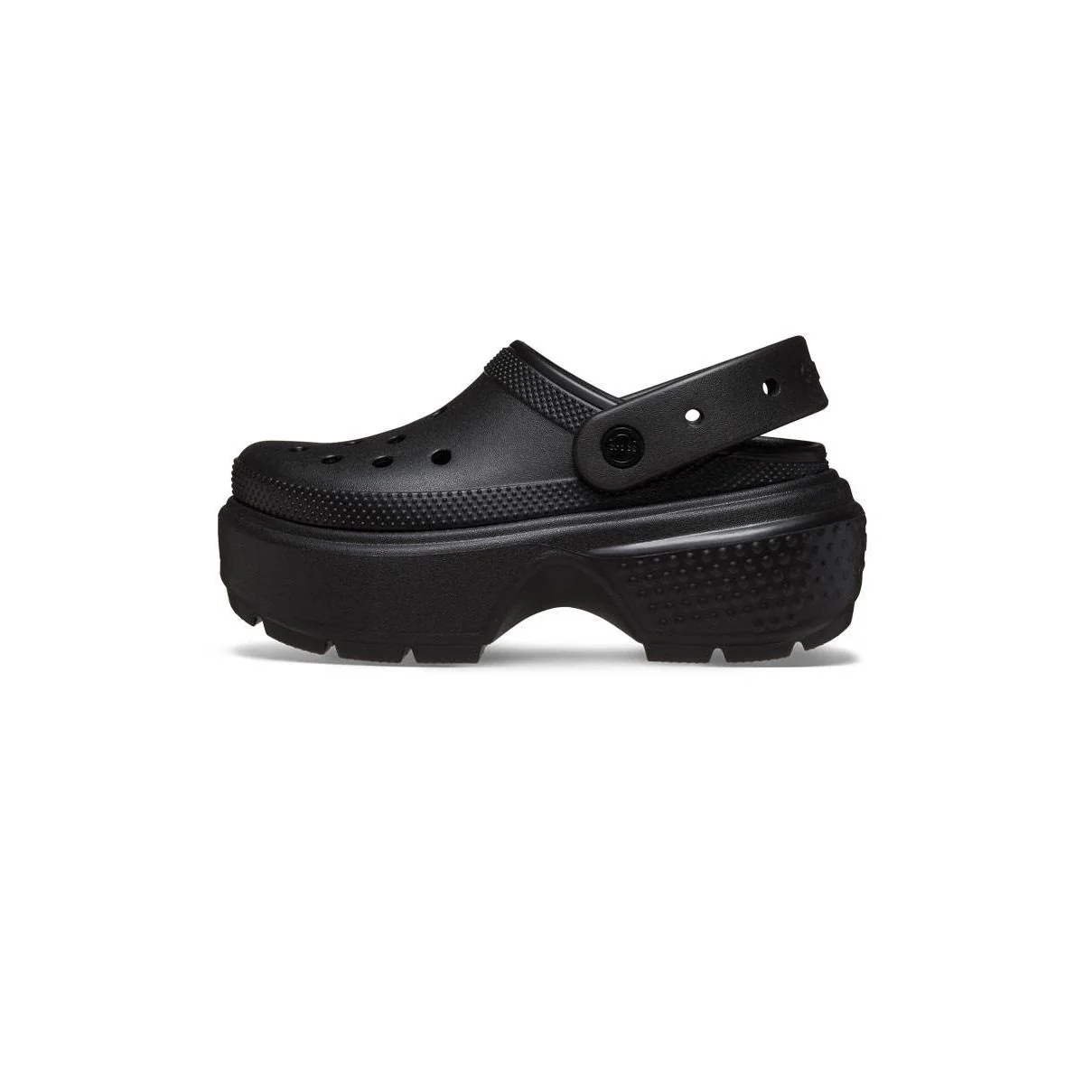 CROCS Stomp Clog Unisex Lifestyle Shoes - Black - US M10/W12
