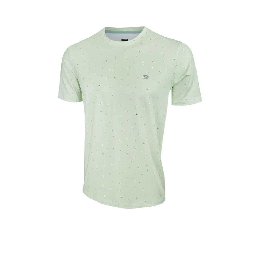 9NINE N24GOTSM11 Men's Golf T-Shirt - Green - 2XL (US SIZE)