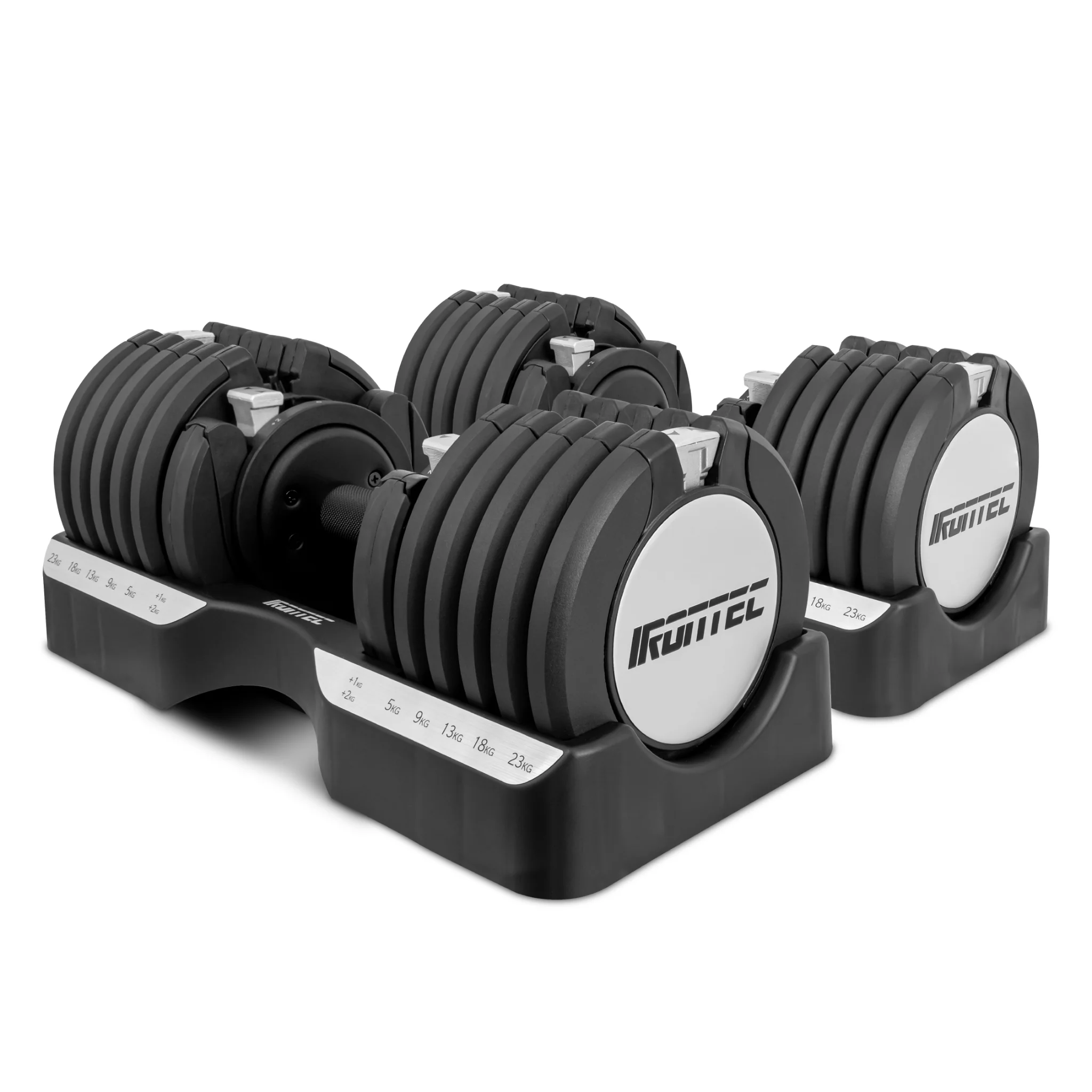 ดัมเบล SlideTec 15-IN-1 สูงสุด 25KG - Black - ONE SIZE