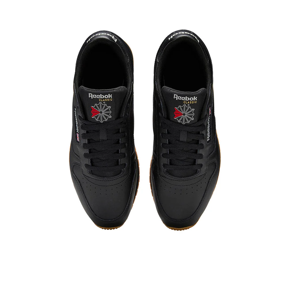 REEBOK Classic Leather Unisex Lifestyle Shoes - Black - US 10