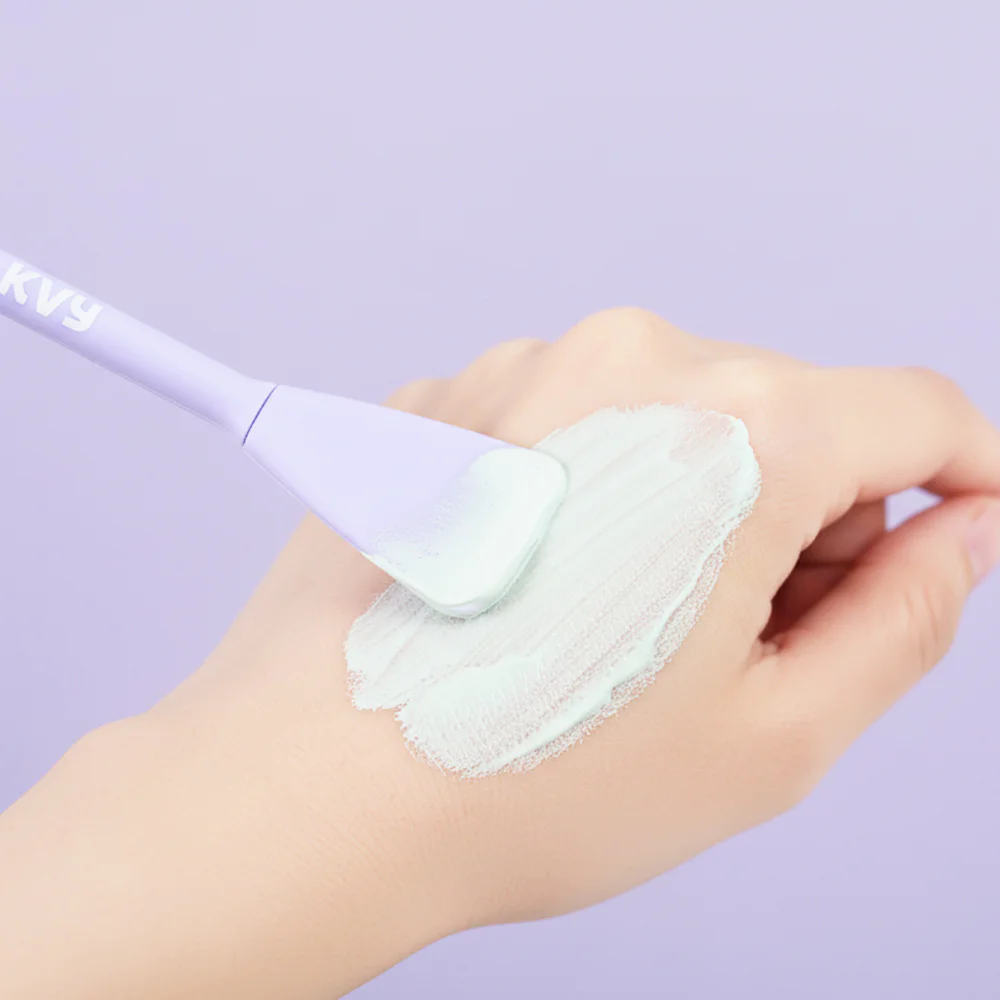 KVY Facial Cleansing Brush & Mask Applicator Fan Shape