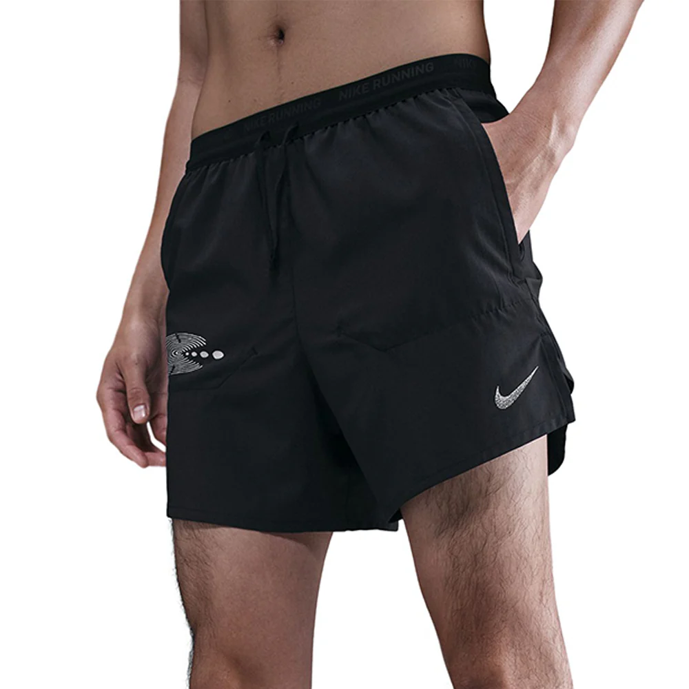 NIKE Dri-FIT Stride Men's Running Shorts - Black - L (US SIZE)