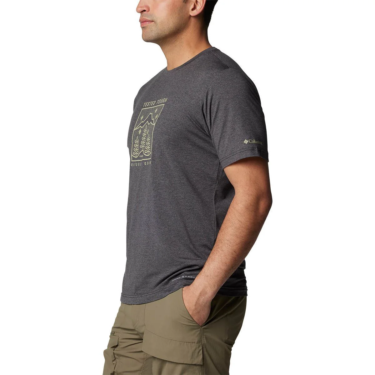 COLUMBIA Kwick Hike™ Technical Men's T-Shirt - Black - 2XL (US SIZE)