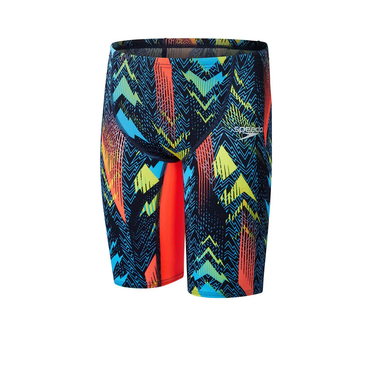 SPEEDO Fastskin Endurance+ Max High Waisted Jammer Boys Swim Shorts - Blue - 11-12 YEARS