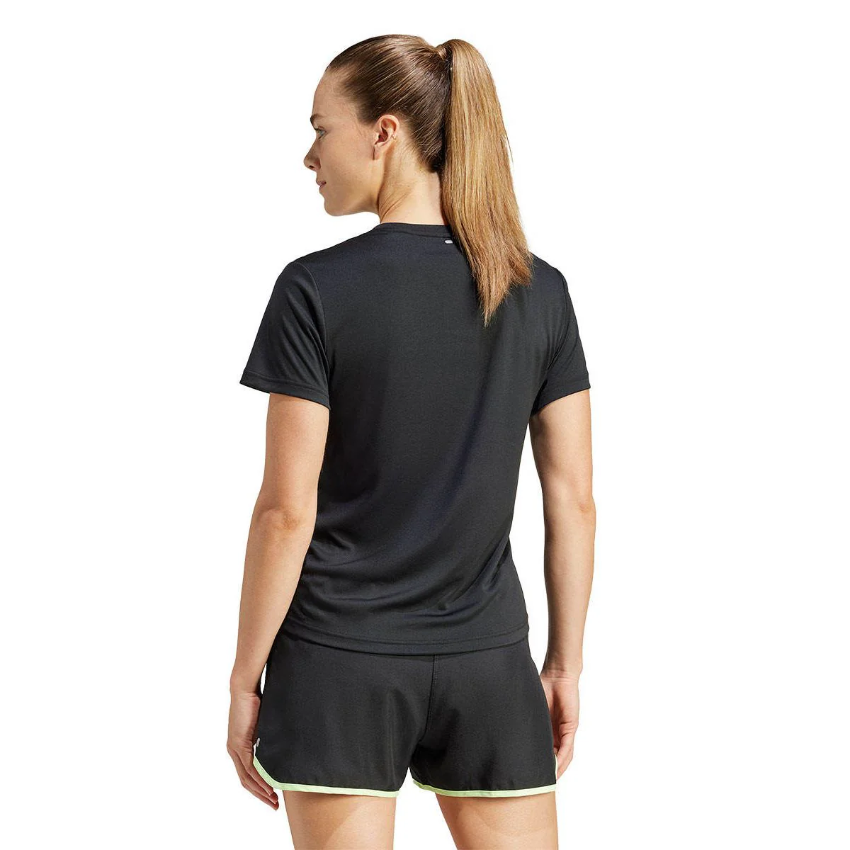 ADIDAS Run It Women's Running T-Shirt - Black - 2XL (ASIAN SIZE)