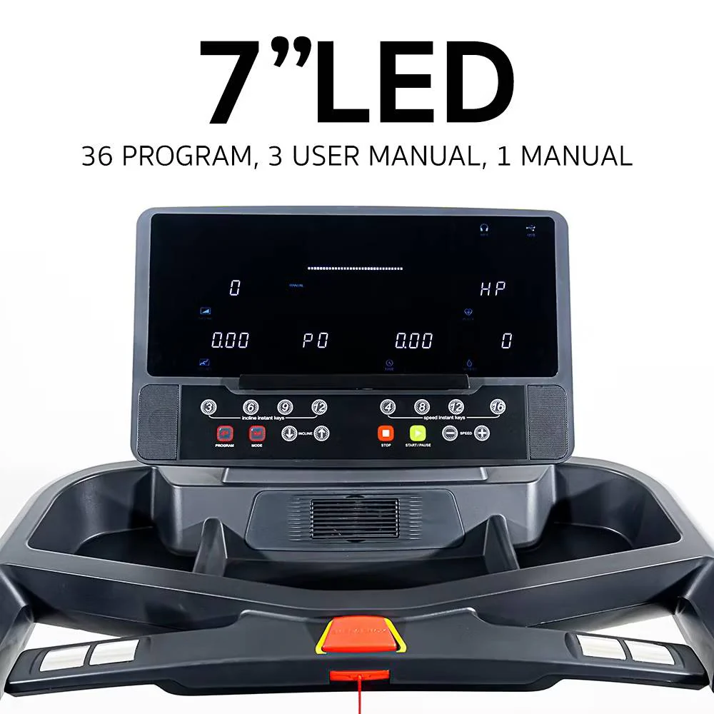 GYMOST รุ่น GM-6750EA ลู่วิ่งไฟฟ้า 10 แรงม้า AC Motorised Treadmill 10 HP Commercial - Black - One Size