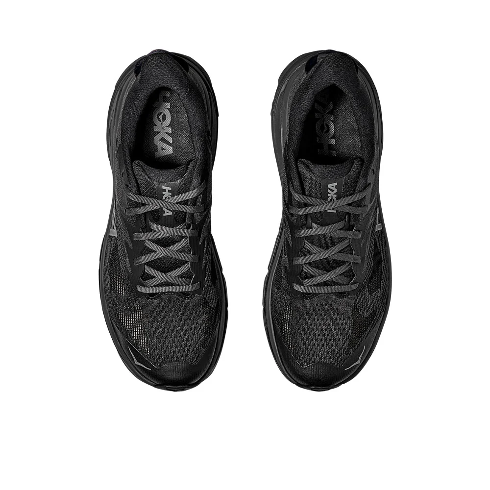HOKA Challenger 8 Wide Men's Trail Running Shoes - Black - US 10