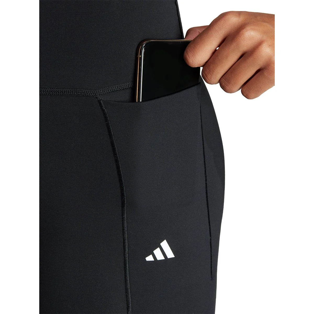 ADIDAS Optime Luxe 7/8 Women's Training Pants - Black - L (ASIAN SIZE)