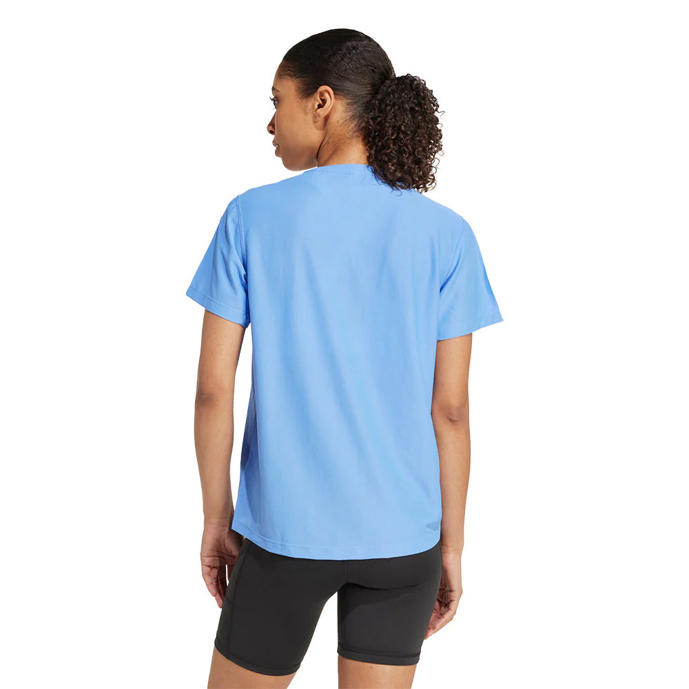 ADIDAS Own The Run Women's Running T-Shirt - Blue - 2XL (ASIAN SIZE)