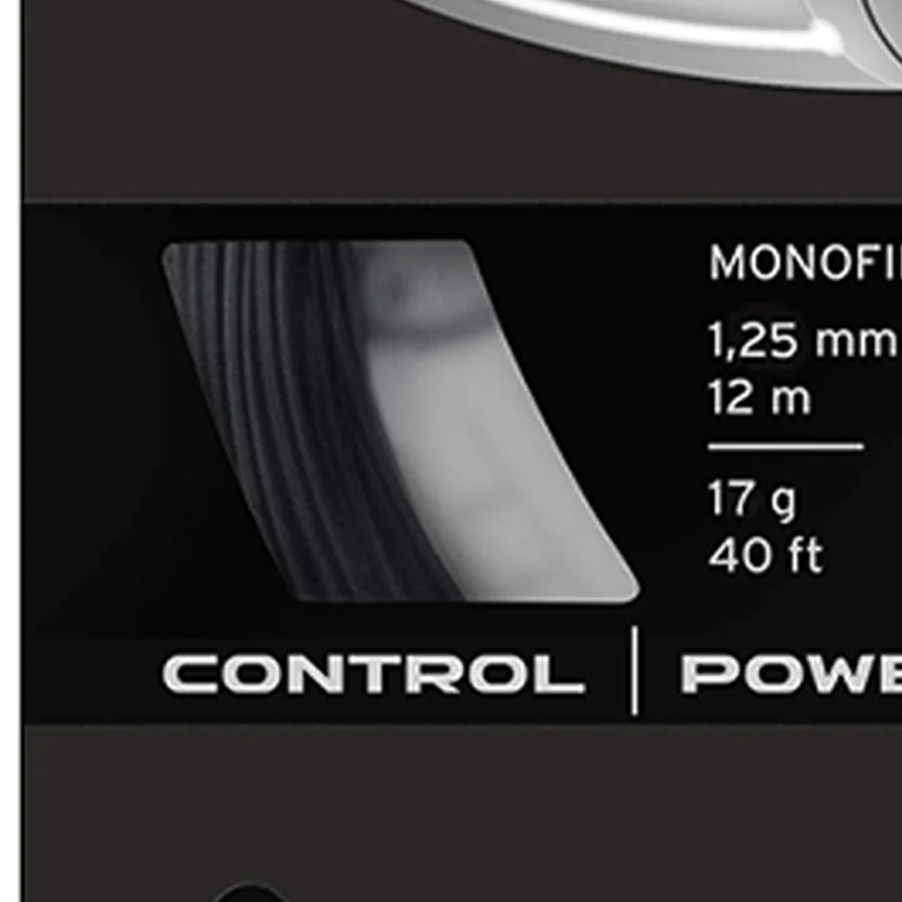 HEAD Hawk 17 Tennis String - Black - ONE SIZE