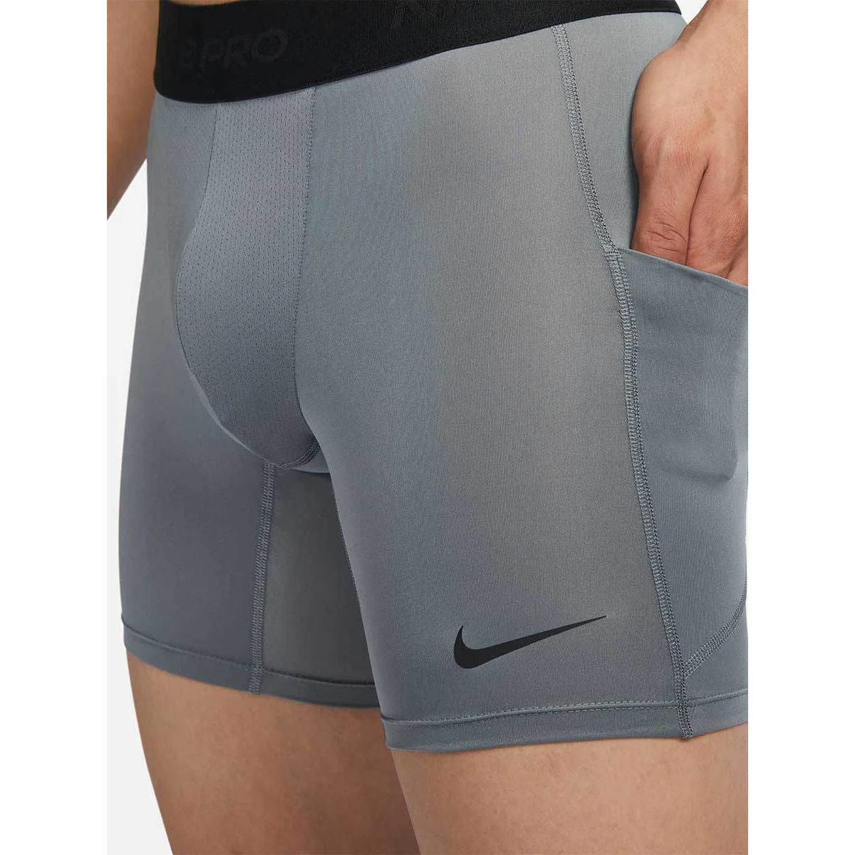 NIKE Pro Dri-FIT Men's Compression Shorts - Grey - L (ASIAN SIZE)