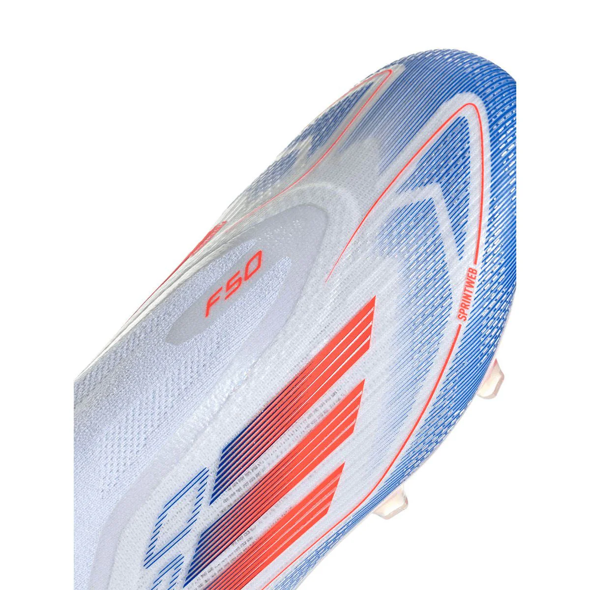Мужские футбольные бутсы Adidas F50 Elite Laceless Fg — цвет белый, размер UK 10