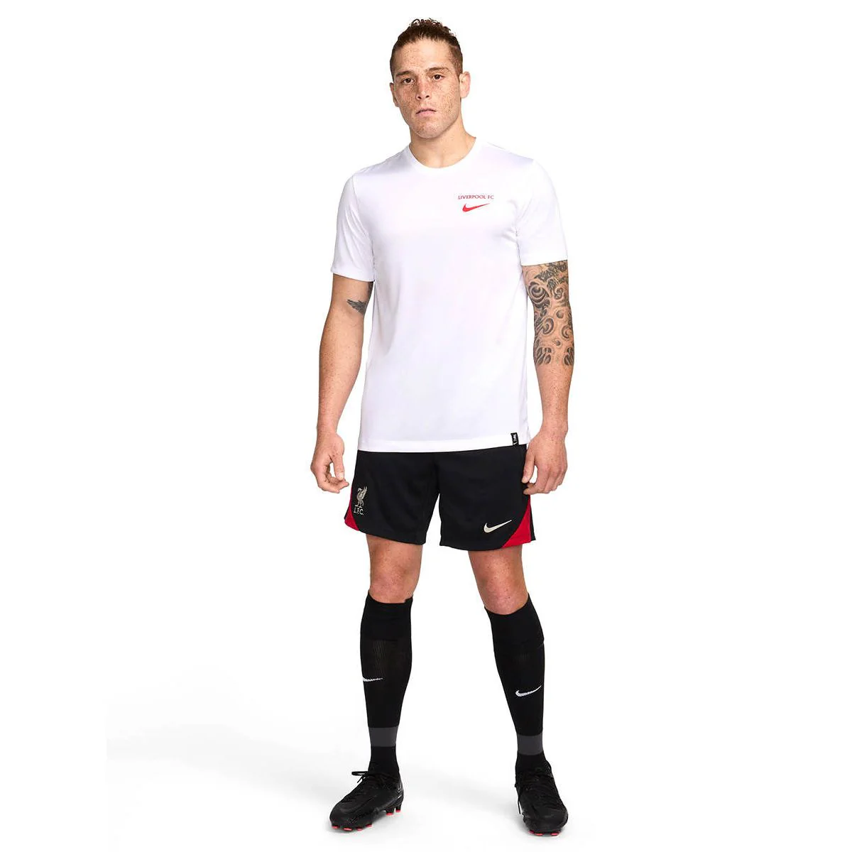 Мужская футбольная футболка Nike Liverpool Fc — цвет белый, размер 2XL (американский размер)