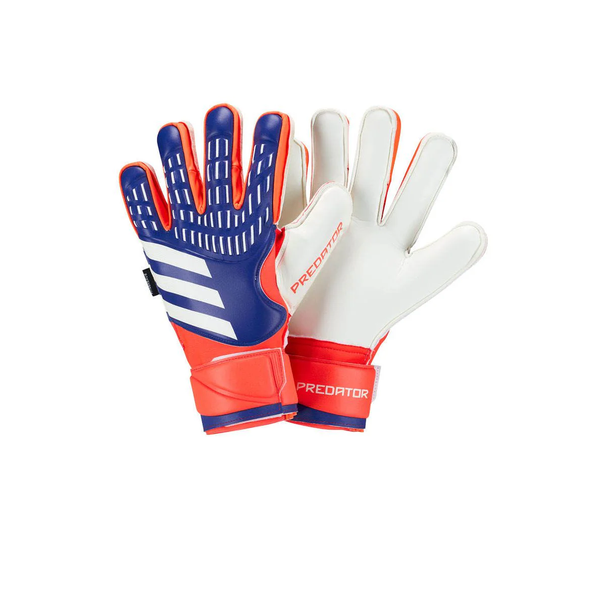 ADIDAS Predator Match Fingersave Men's Goalkeeper Gloves - Blue - UK 7