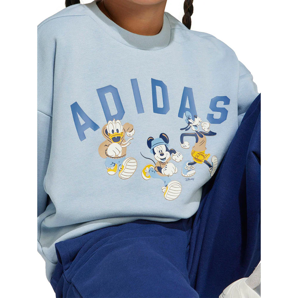Детский свитшот Adidas x Disney Mickey Mouse Joggers Set — цвет синий, размер 110 CM