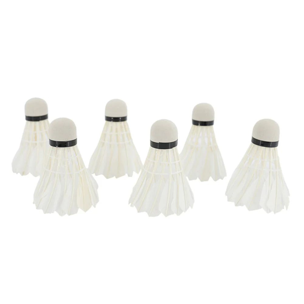 S SPORTS White Shuttlecock (6 pieces) - White - ONE SIZE