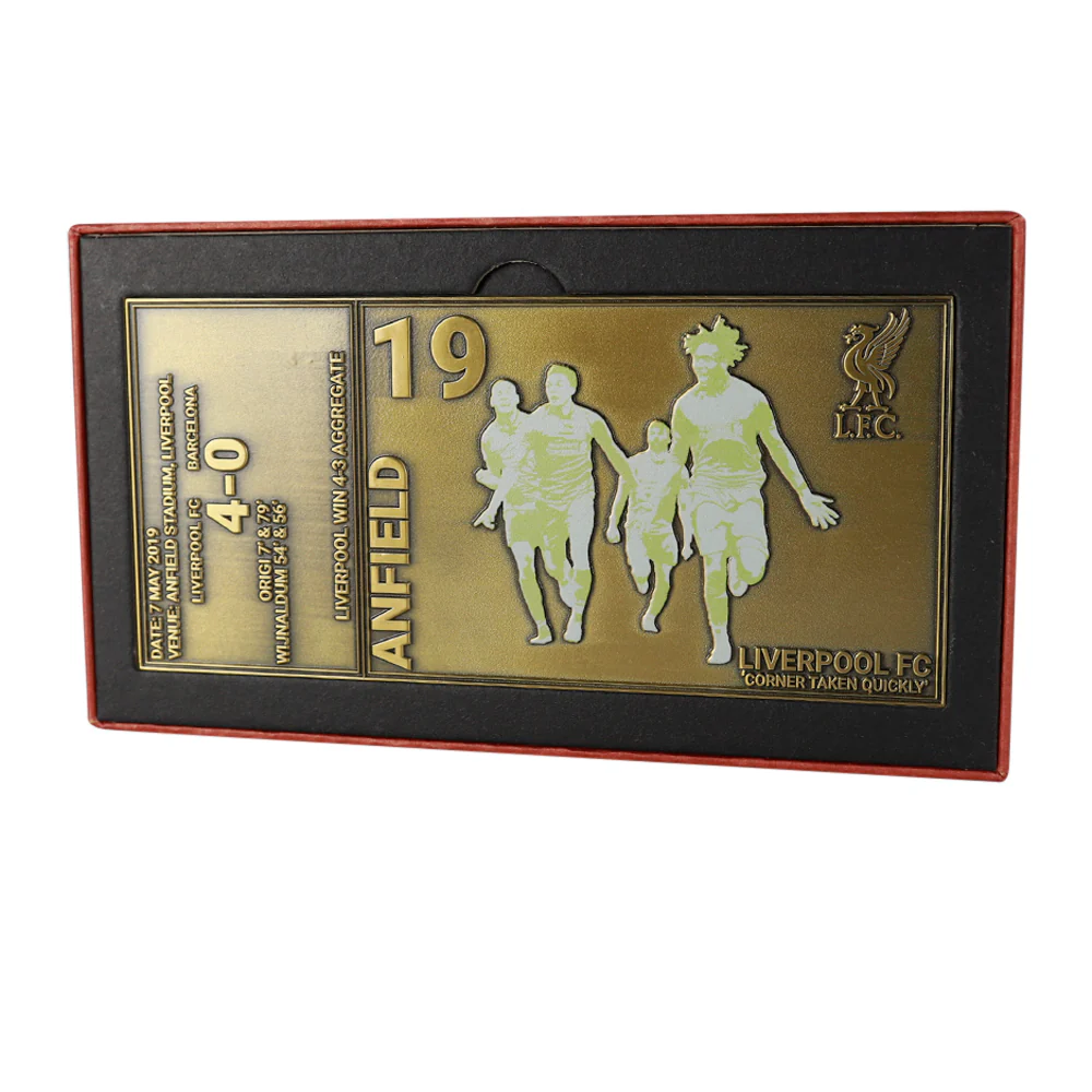 LFC 4 - 0 Barcelona Ticket - Gold - ONE SIZE
