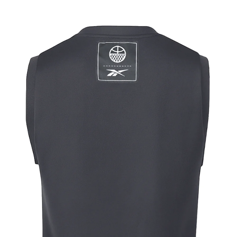 REEBOK ID Basketball Mesh Women's Training Tank - Black - L (US SIZE)