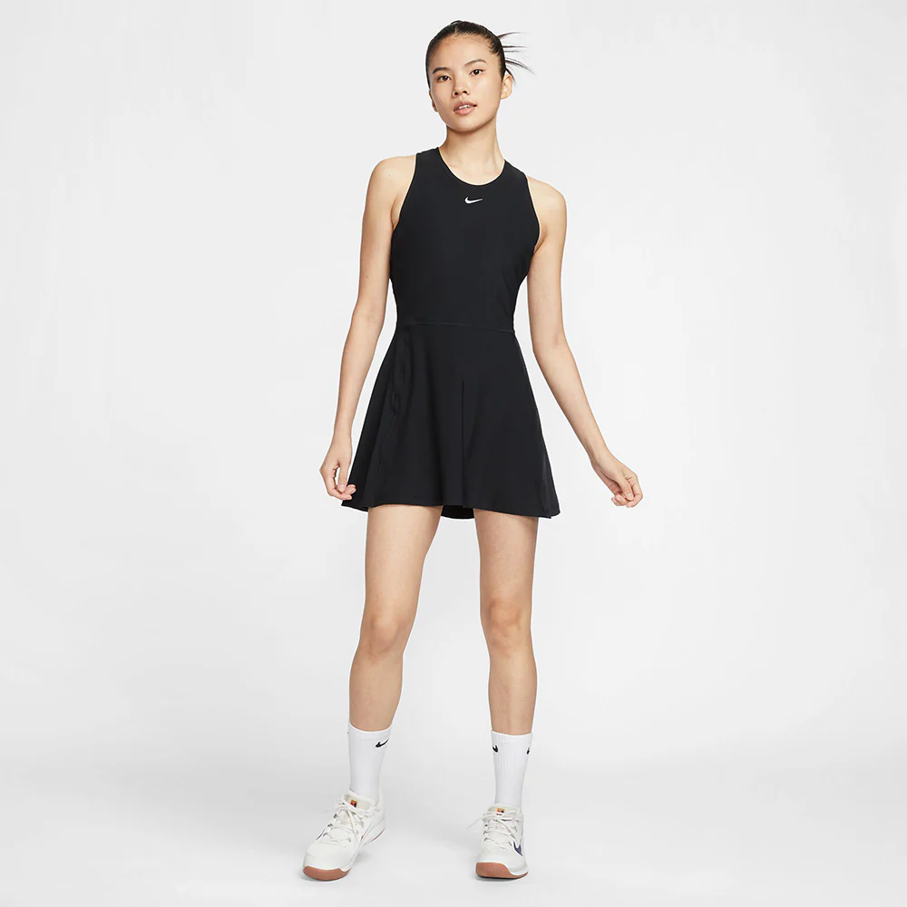 NIKE Victory Dri-FIT Women's Tennis Dress - Black - L (US SIZE)