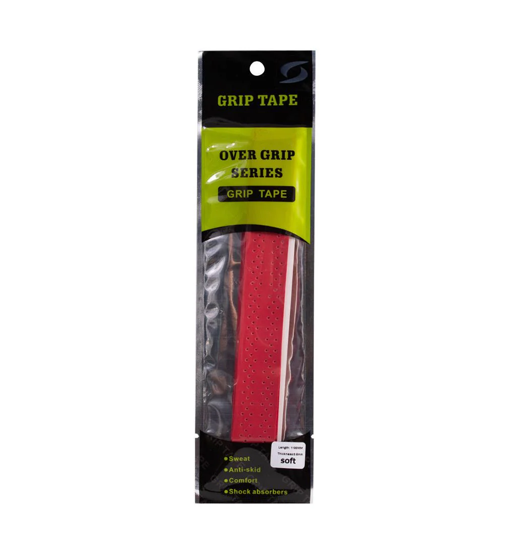 S SPORTS GRIPTAPE01RE Badminton Overgrip - Red - ONE SIZE