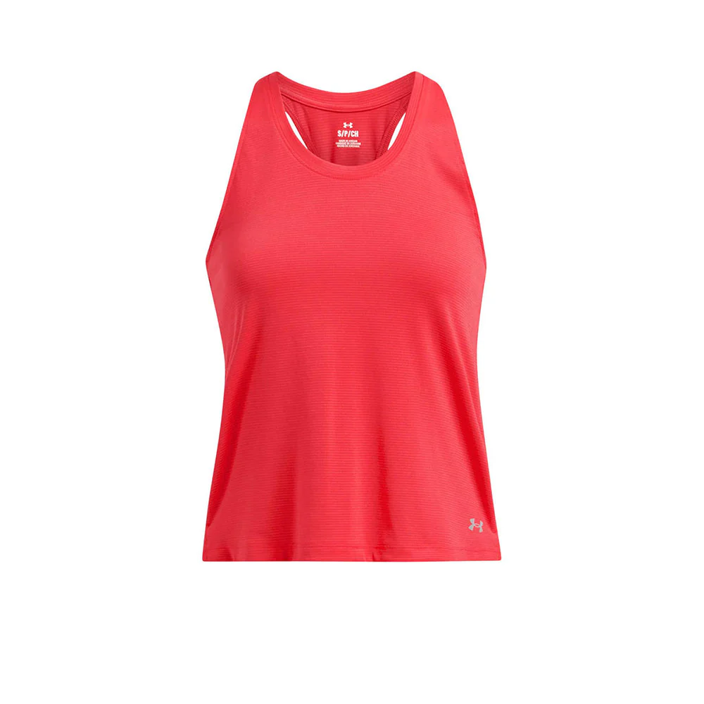 UNDER ARMOUR Launch Singlet Women's Running Tank - Red - L (US SIZE)
