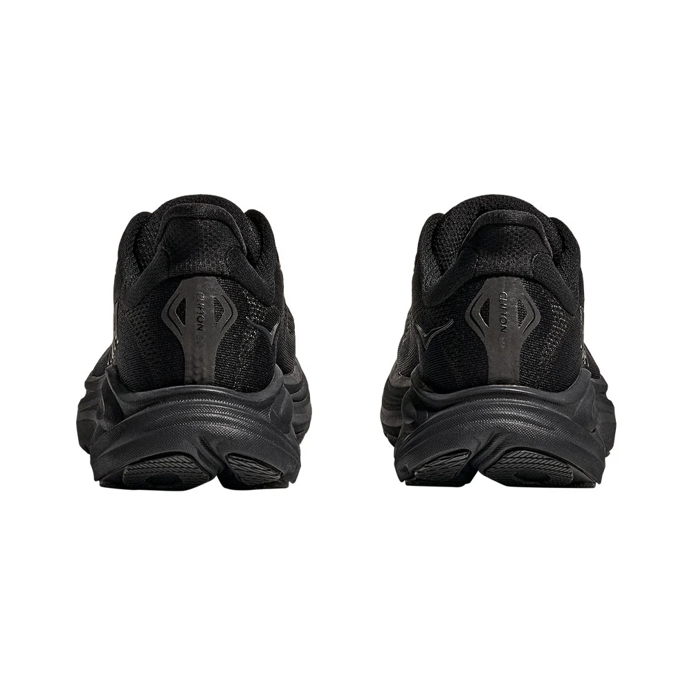 HOKA Clifton 10 Wide Women's Running Shoes - Black - US 6