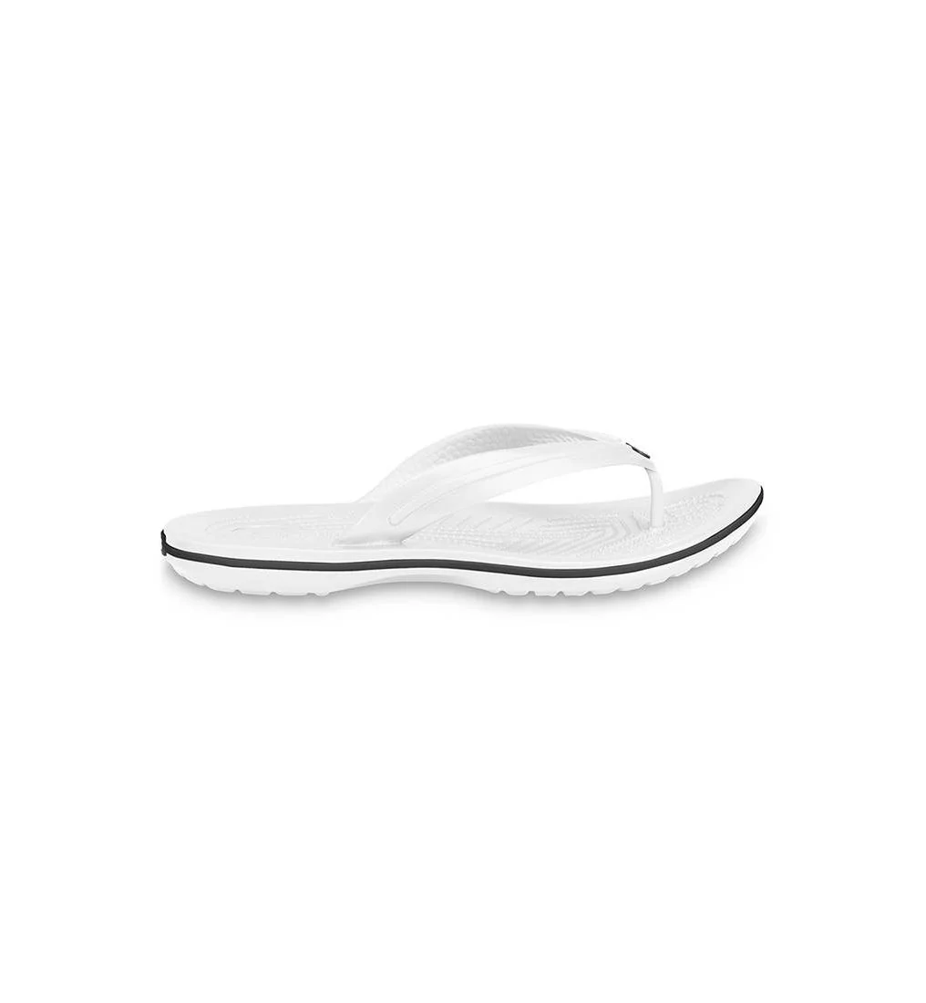 Вьетнамки унисекс Crocs Crocband Flip — цвет белый, Us M10/W12